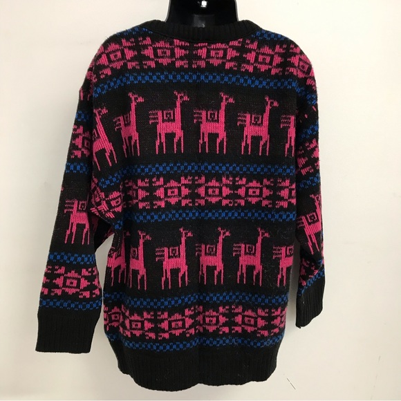 Knitcraft Canada Children's 90s Pullover Knit Sweater Vtg Pink Alpaca Pattern - Picture 3 of 6